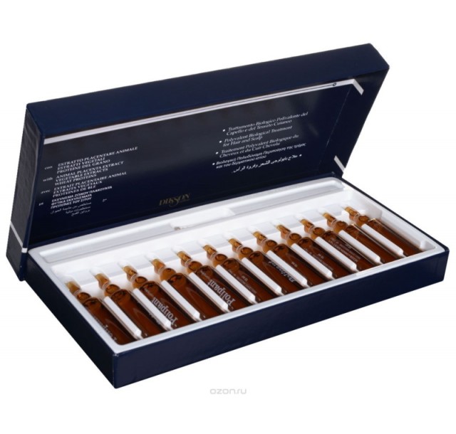DIKSON Ampulės nuo plaukų slinkimo su placenta Polipant, 12x10 ml