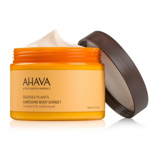 AHAVA MANDARINE CEDARWOOD CARESSING Kūno šerbetas, 350 ml