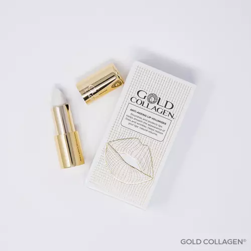 GOLD COLLAGEN Putlinamasis ir senėjimą lėtinantis lūpų balzamas