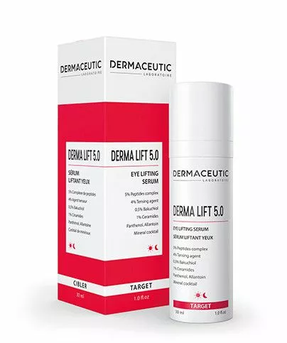 DERMACEUTIC DERMA LIFT 5.0 Stangrinamasis apyakių serumas, 30ml