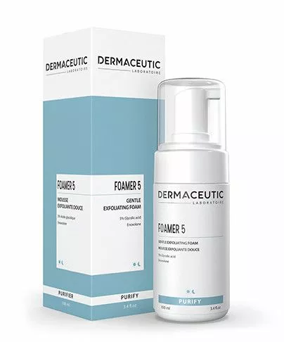 DERMACEUTIC FOAMER 5 Prausiklis su 5% glikolio rūgštimi, 100ml