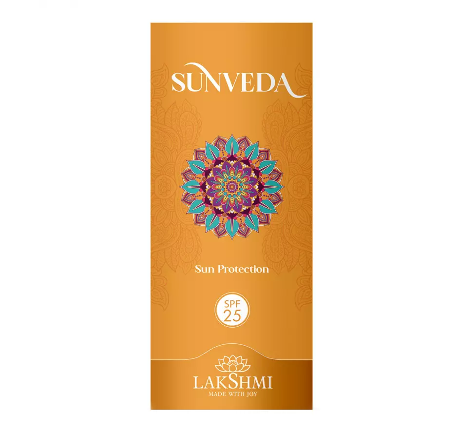 LAKSHMI SUNVEDA Apsauginis kremas nuo saulės su SPF25, 150ml