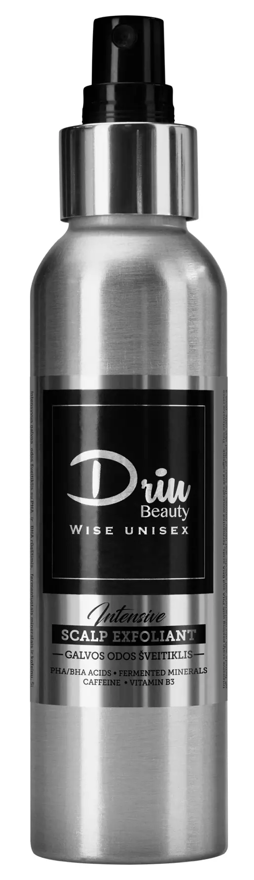 DRIU BEAUTY Galvos Odos Šveitiklis Wise Unisex Intensive, 125ml