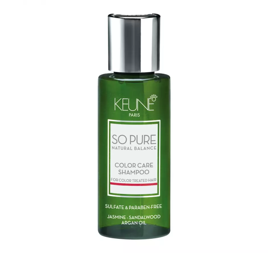 KEUNE SO PURE COLOR CARE spalvą saugantis šampūnas, 50ml (kelioninis)
