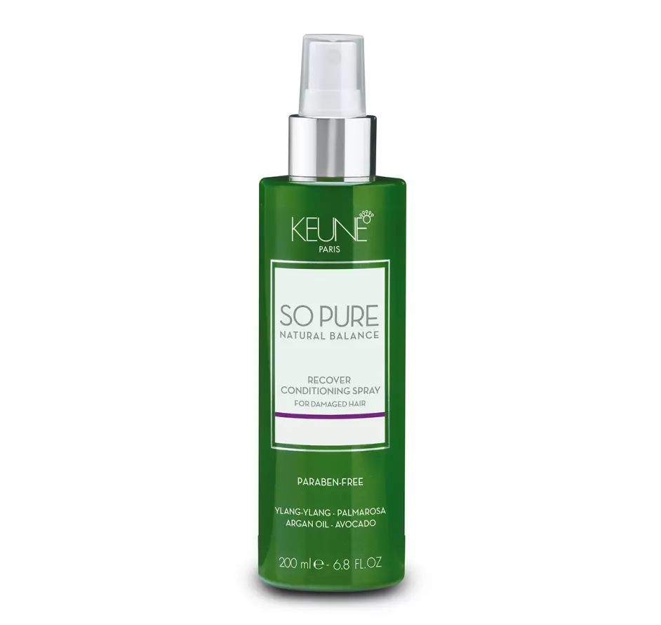 KEUNE SO PURE RECOVER purškiamas kondicionierius pažeistiems plaukams, 200ml