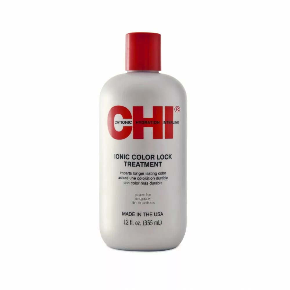 CHI IONIC COLOR LOCK TREATMENT kondicionerius po plaukų dažymo, 355ml