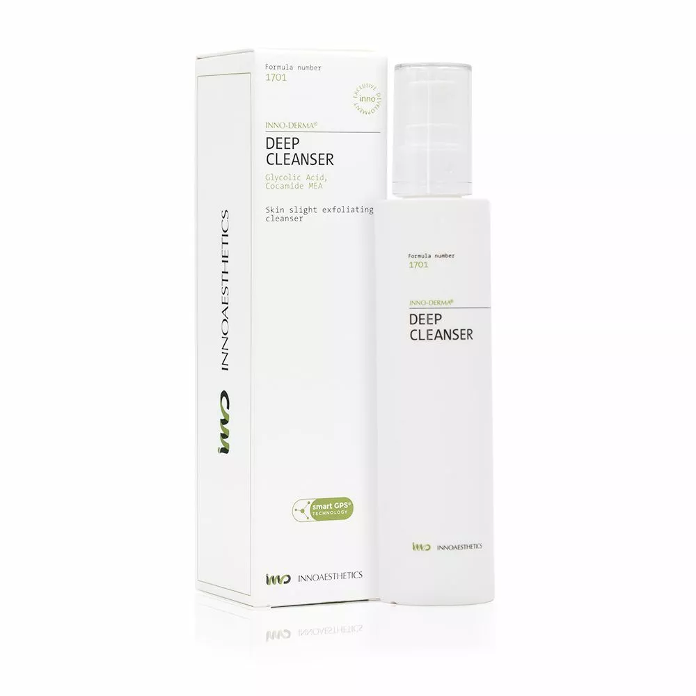 INNO-DERMA® DEEP CLEANSER INNOAESTHETICS Giluminis valomasis gelis, 200ml