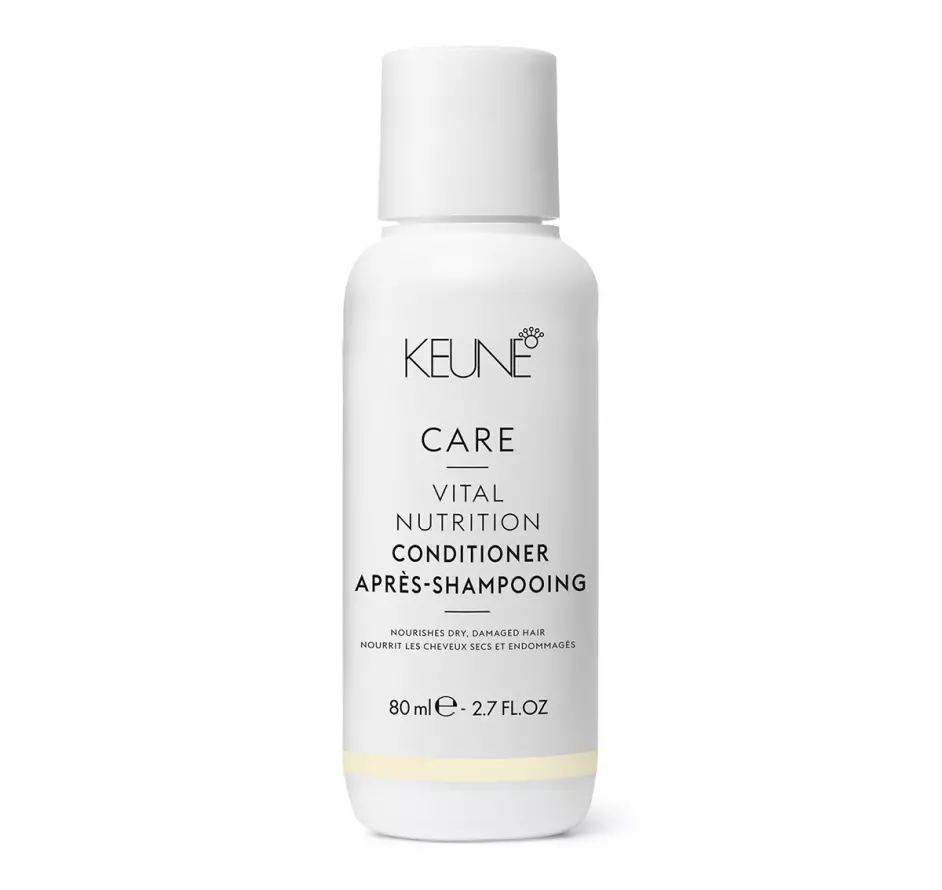 KEUNE VITAL NUTRITION kondicionierius sausiems, pažeistiems plaukams, 80ml (kelioninis)