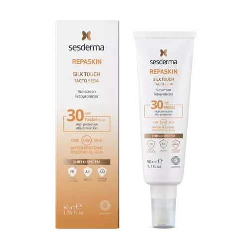 SESDERMA REPASKIN SILK TOUCH SPF30 Apsauginis kremas nuo saulės veidui, 50 ML