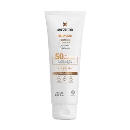 SESDERMA REPASKIN SPF50 Apsauginis fluidas nuo saulės, 200 ML