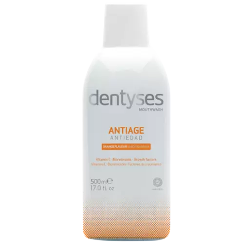 SESDERMA DENTYSES Burnos skalavimo skystis apsaugantis nuo gleivinės senėjimo, 500 ML