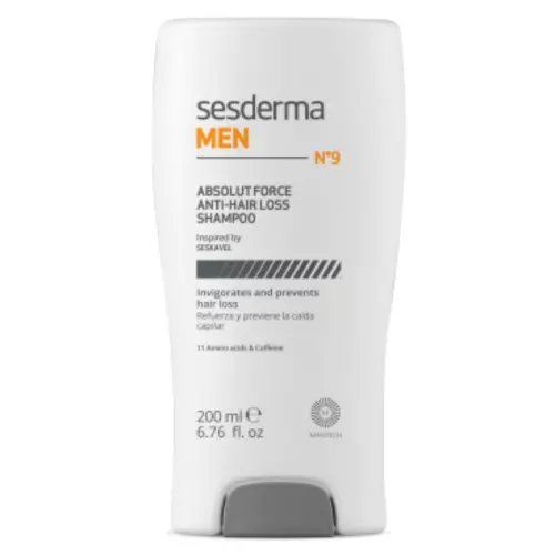 SESDERMA MEN ABSOULUT FORCE Šampūnas nuo plaukų slinkimo vyrams, 200 ml