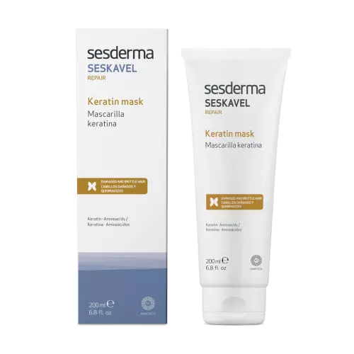 SESDERMA SESKAVEL REPAIR Kaukė su keratinu, 200ml