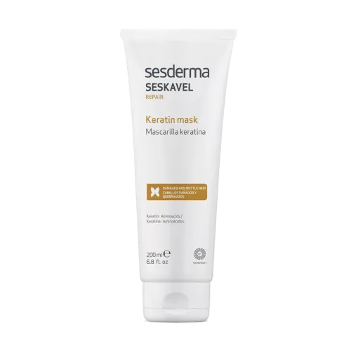 SESDERMA SESKAVEL REPAIR Kaukė su keratinu, 200ml