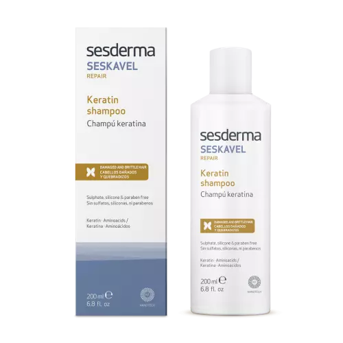 SESDERMA SESKAVEL REPAIR Šampūnas su keratinu, 200 ml