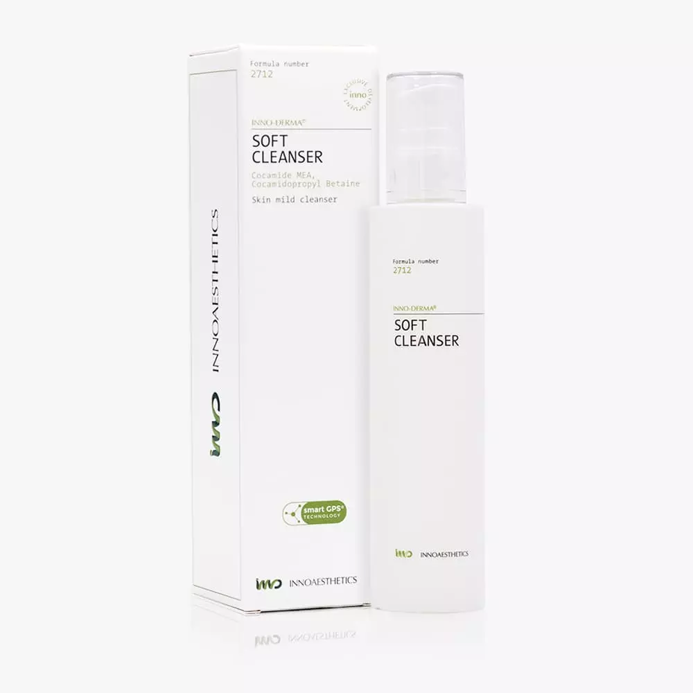 INNO-DERMA® SOFT CLEANSER INNOAESTHETICS Švelnus valomasis gelis, 200ml