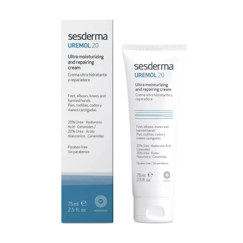 SESDERMA UREMOL 20 Ypatingai drėkinantis ir odą atstatantis kremas, 75ML