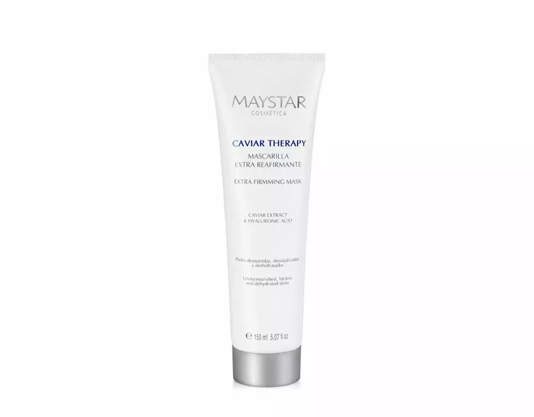 MAYSTAR CAVIAR THERAPY EXTRA FIRMMING MASK Intensyvi stangrinamoji kaukė su ikrais ir hialurono rūgštimi, 150ml