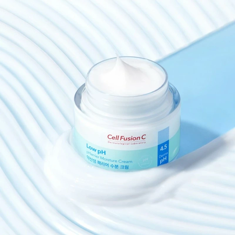CELL FUSION C „Low pH pHarrier Moisture Cream” drėkinantis veido kremas-gelis, 80ml