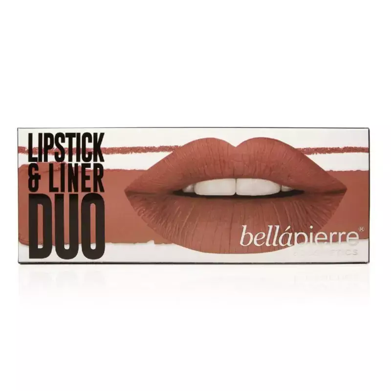 BELLAPIERRE Lūpų dažų ir lūpų kontūro pieštuko rinkinys Bellapierre Lipstick & Liner Duo Incognito