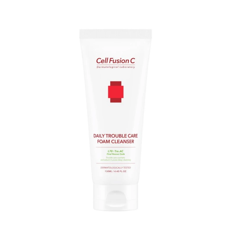  CELL FUSION C Prausiklis riebiai odai „Daily Trouble Care Cleanser“, 130ml