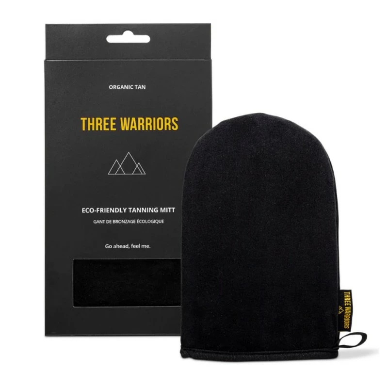 THREE WARRIORS Ekologiška savaiminio įdegio aplikavimo pirštinė „Eco-Friendly Tanning Mitt”