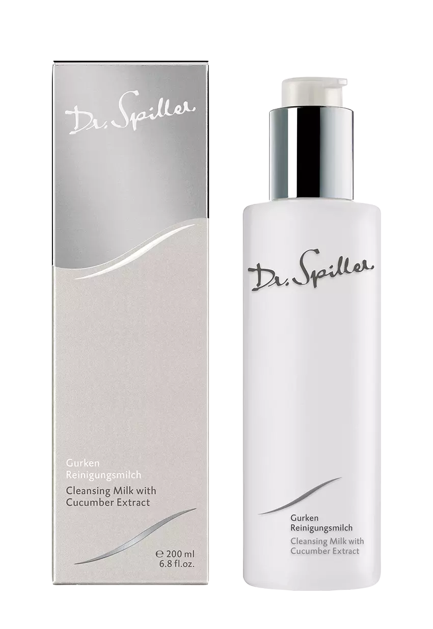 Dr. Spiller Cleansing Milk with Cucumber Extract - Valomasis pienelis su agurkų ekstraktu