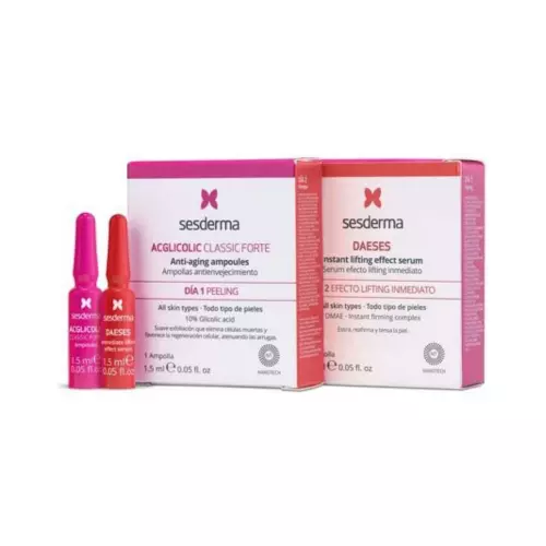 SESDERMA Jauninantį efektą suteikiantis ampulių rinkinys, 2x1,5ml