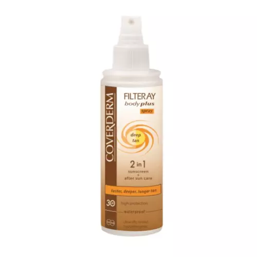 COVERDERM Purškiklis greitesniam įdegiui SPF30, 100ml