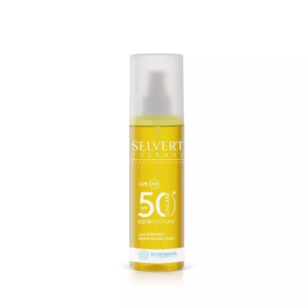 SELVERT THERMAL Apsauginė bealiejė dulksna kūnui SPF50+, 200ml