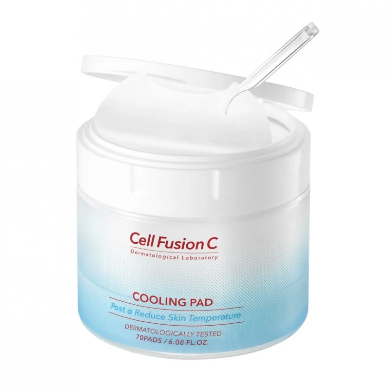 CELL FUSION C „First Cooling Pad“ Vėsinantis ir drėkinantis veido tonikas, 70vnt.