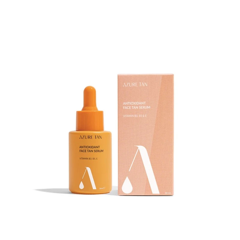 AZURE TAN “Antioxidant Tan Serum” Antioxidant savaiminio įdegio serumas veidui, 30ml