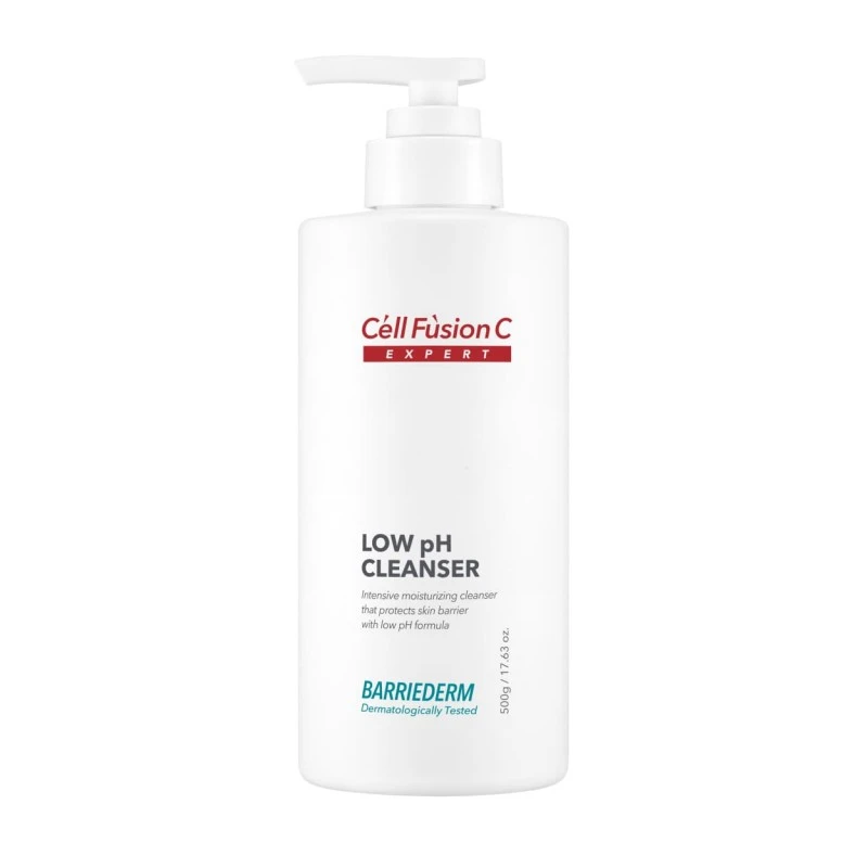 CELL FUSION C EXPERT „Barriederm Low pH Cleanser“ universalus prausiklis sausai odai, 500ml