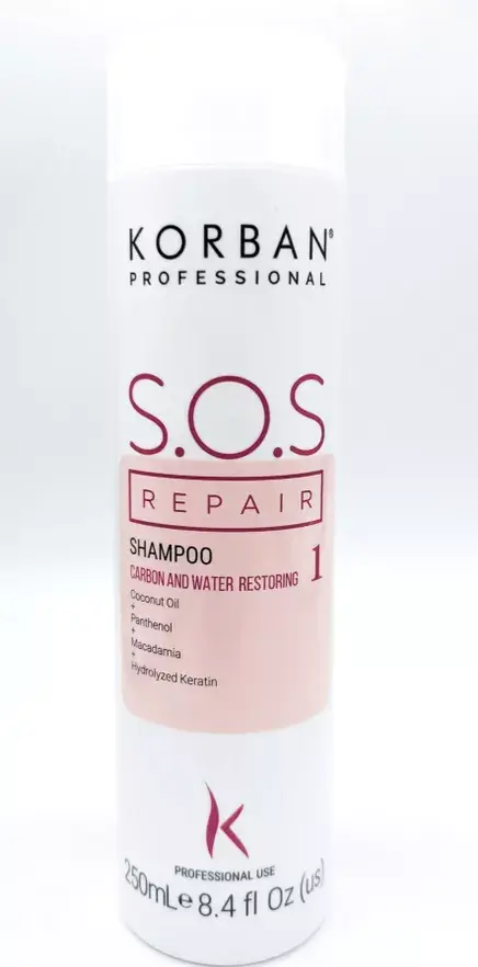 KORBAN S.O.S REPAIR atstatomasis plaukų šampūnas