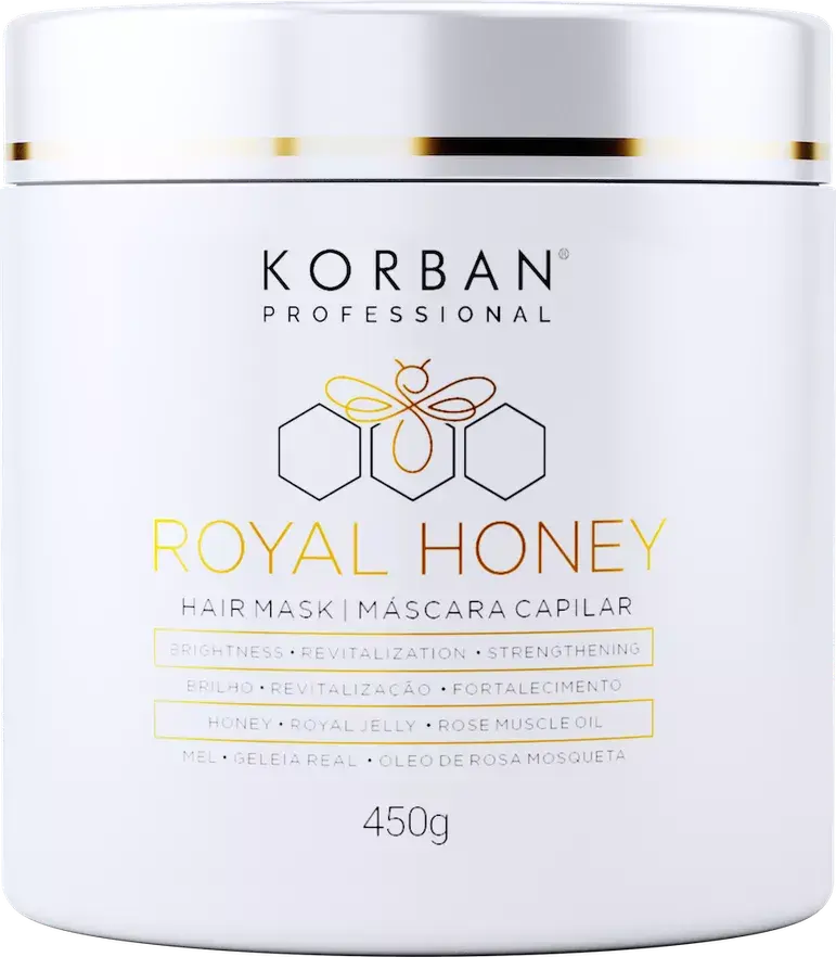 KORBAN MASK ROYAL HONEY atkuriamoji plaukų kaukė