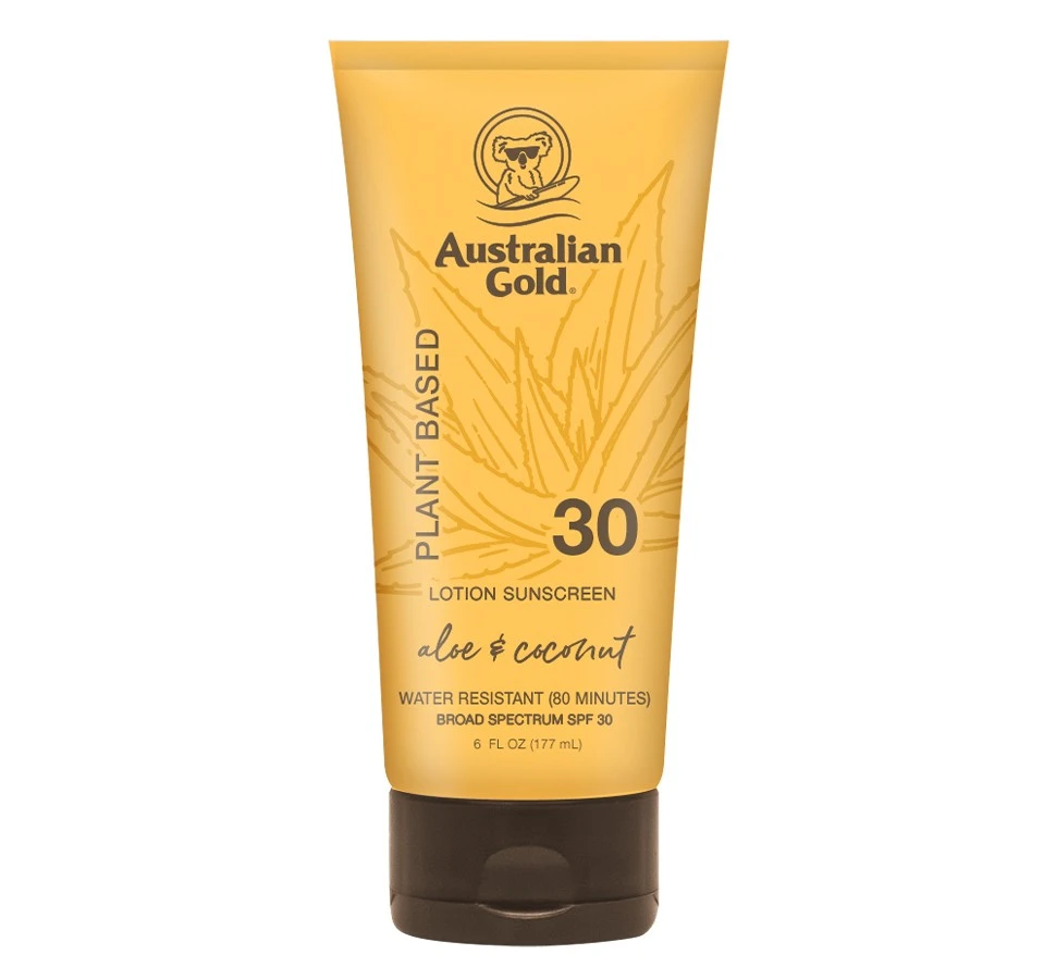 Australian Gold Plant Based SPF 30 apsaugos nuo saulės losjonas, 177ml