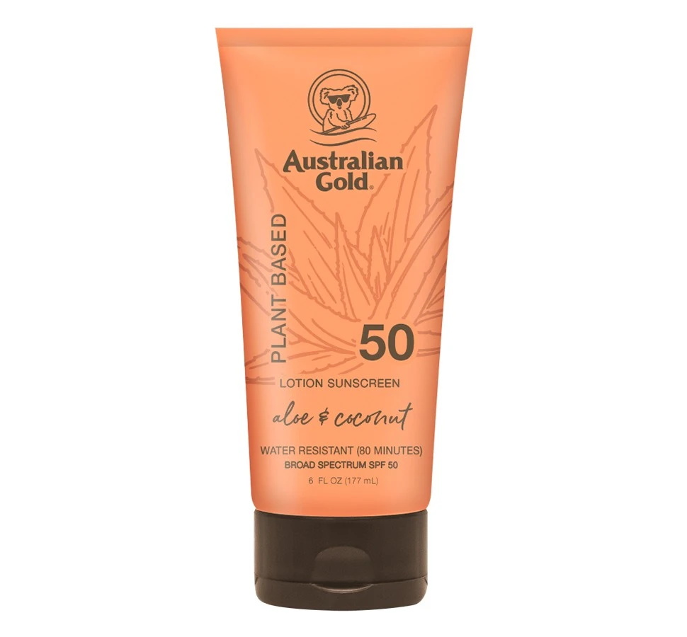 Australian Gold Plant Based SPF 50 apsaugos nuo saulės veido losjonas