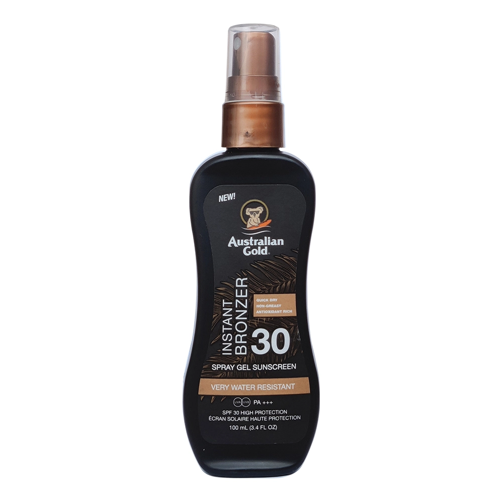 Australian Gold SPF 30 apsaugos nuo saulės pienelis su bronzantais,  100ml