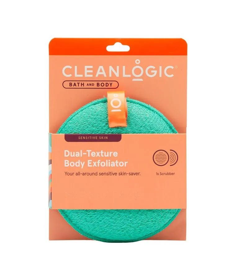 Cleanlogic Sensitive Skin Dual-Texture  Exfoliator kūno šveitimo kempinė