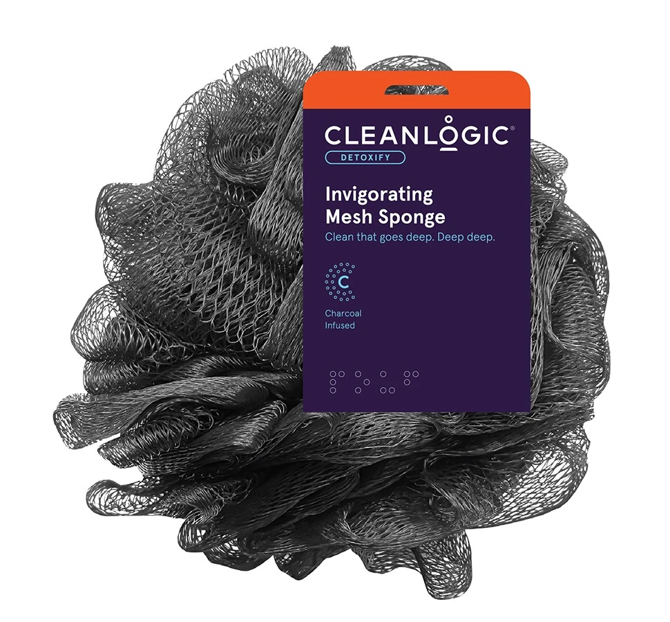 Cleanlogic Detoxify Invigorating Mesh Sponge kūno kempinė
