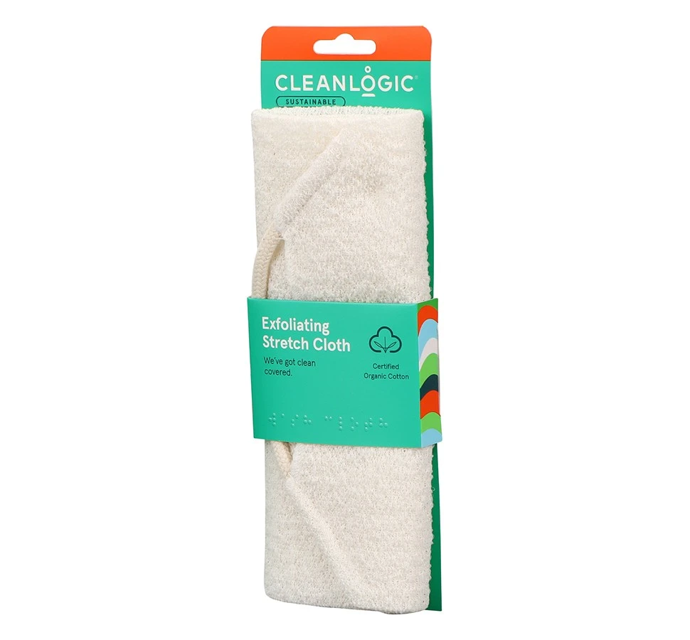 Cleanlogic Sustainable Exfoliating Stretch Cloth ištempiama kūno plaušinė