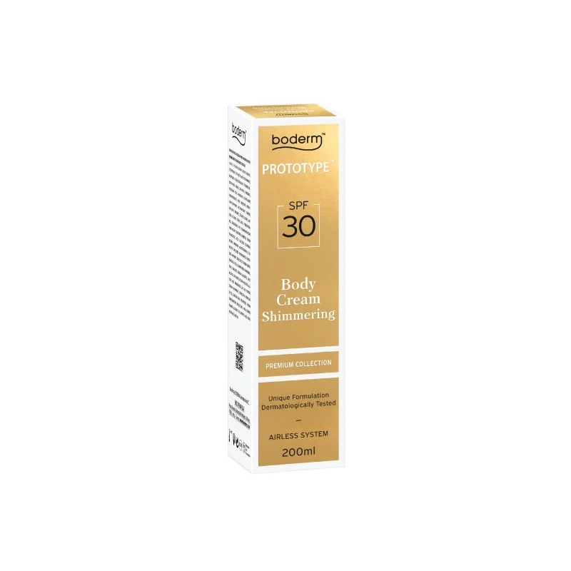 PROTOTYPE žėrintis kūno kremas SPF30
