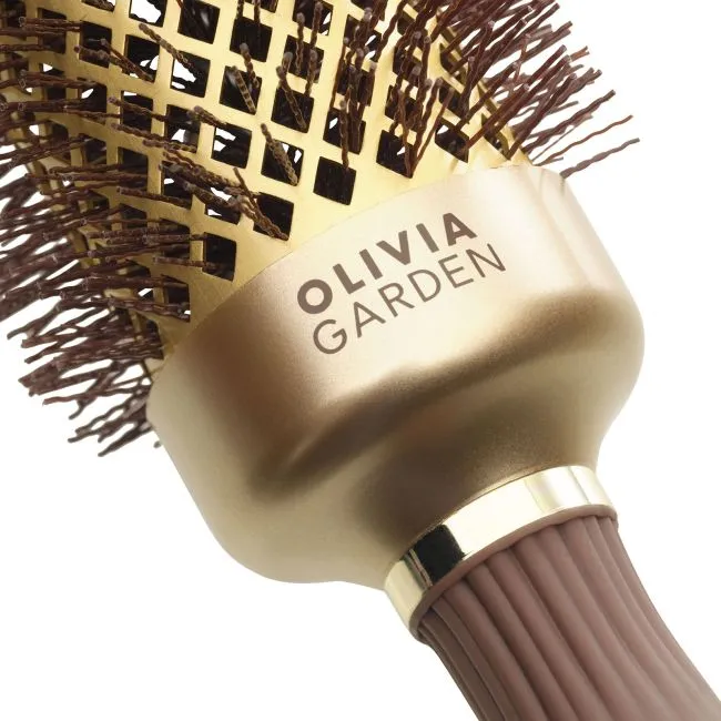 OLIVIA GARDEN BLOWOUT SHINE 45 GOLD plaukų šepetys