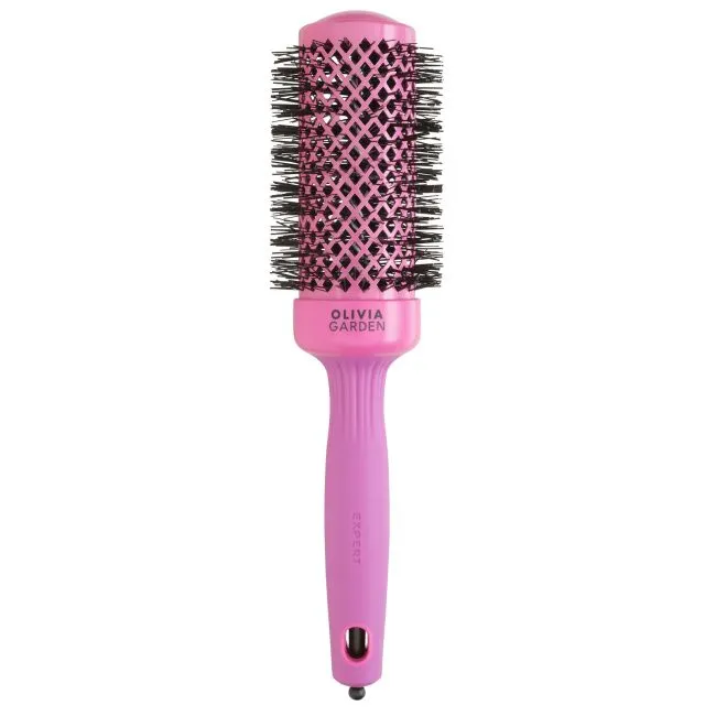 OLIVIA GARDEN BLOWOUT SHINE EXPERT PINK 45 plaukų šepetys