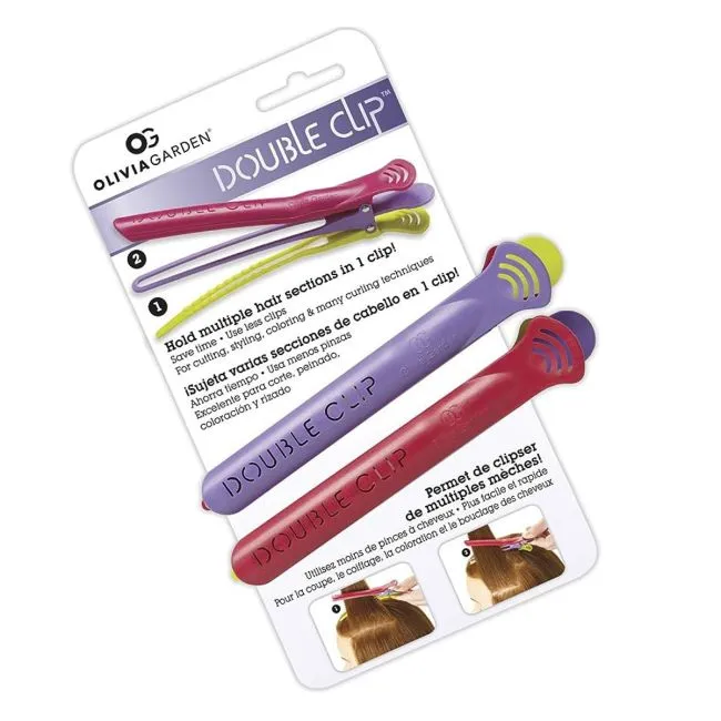 O.GARDEN DOUBLE CLIP plaukų segtukai (2 vnt.)