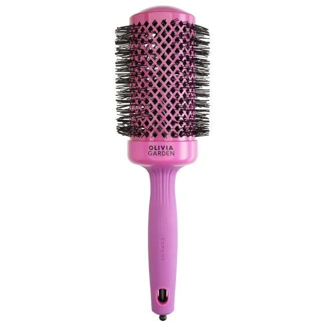 OLIVIA GARDEN BLOWOUT SHINE EXPERT PINK 55 plaukų šepetys