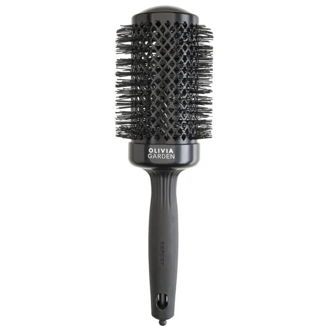 OLIVIA GARDEN BLOWOUT SHINE EXPERT BLACK 55 plaukų šepetys