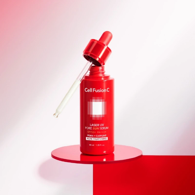 Poras mažinantis serumas "Laser UV Pore Sun Serum SPF 50+ PA++++"