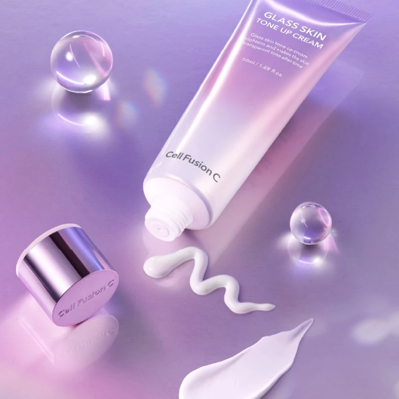 Glass Skin Tone-Up Cream – veido kremas natūraliam spindesiui ir „glass skin“ efektui