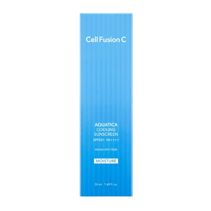Aquatica Cooling Sunscreen SPF50+ PA++++ – vėsinantis ir drėkinantis kremas nuo saulės veidui
